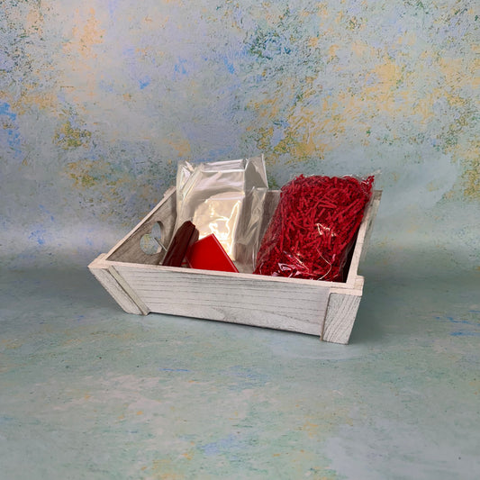 Wooden Heart Gift Hamper Kit - Medium