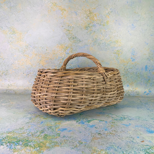 Large Rattan Kindling Basket