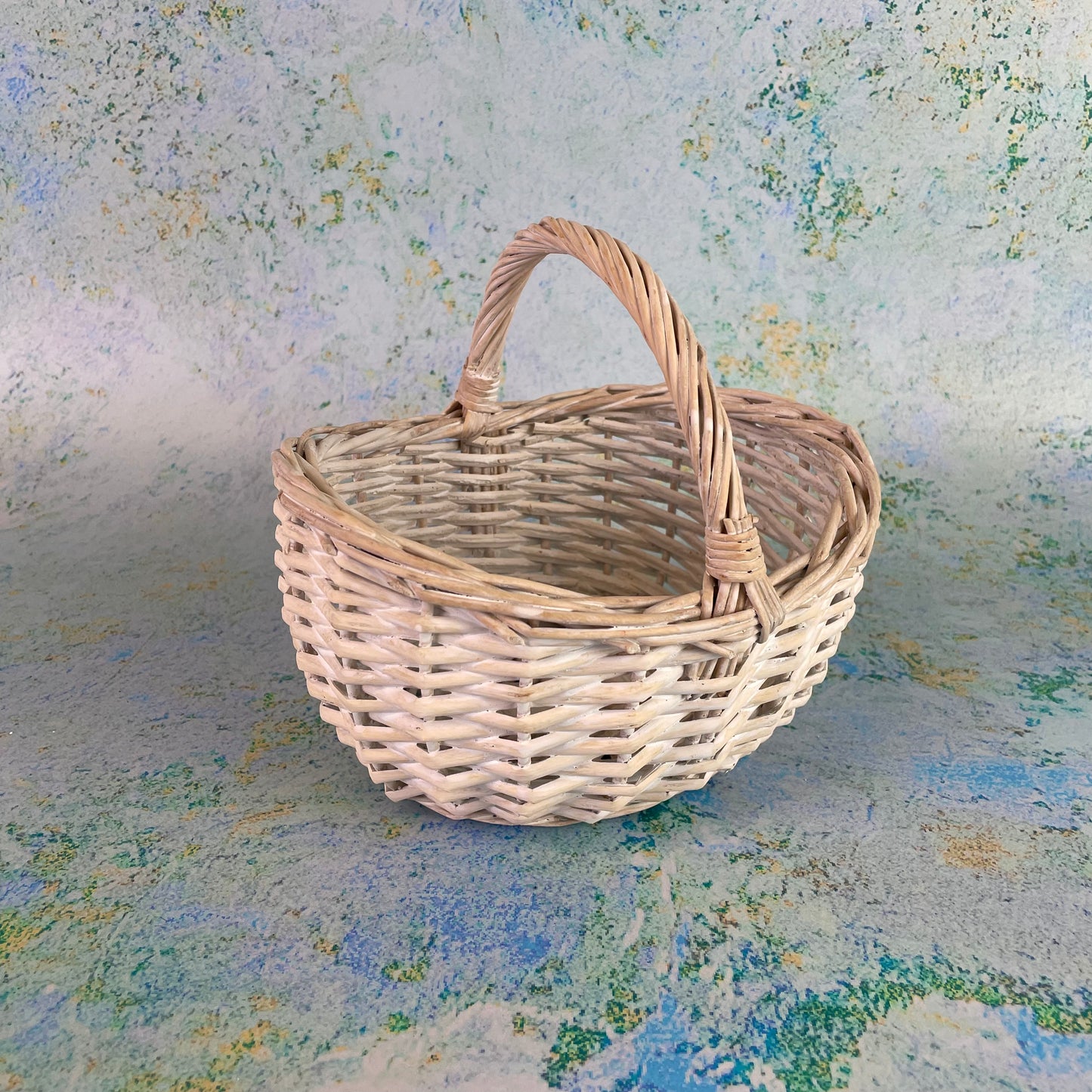 White Egg Collecting Basket