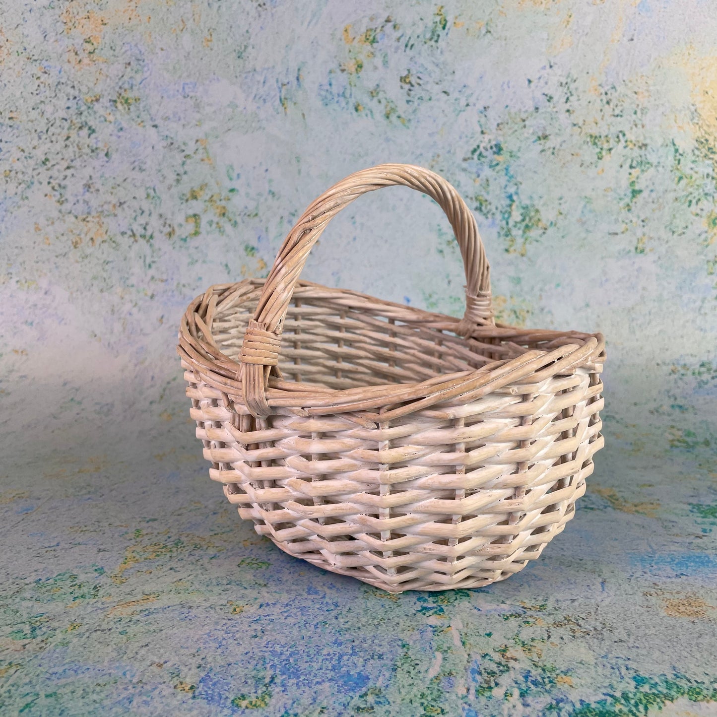 White Egg Collecting Basket