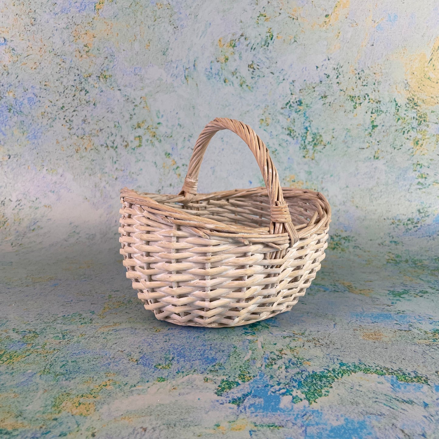 White Egg Collecting Basket