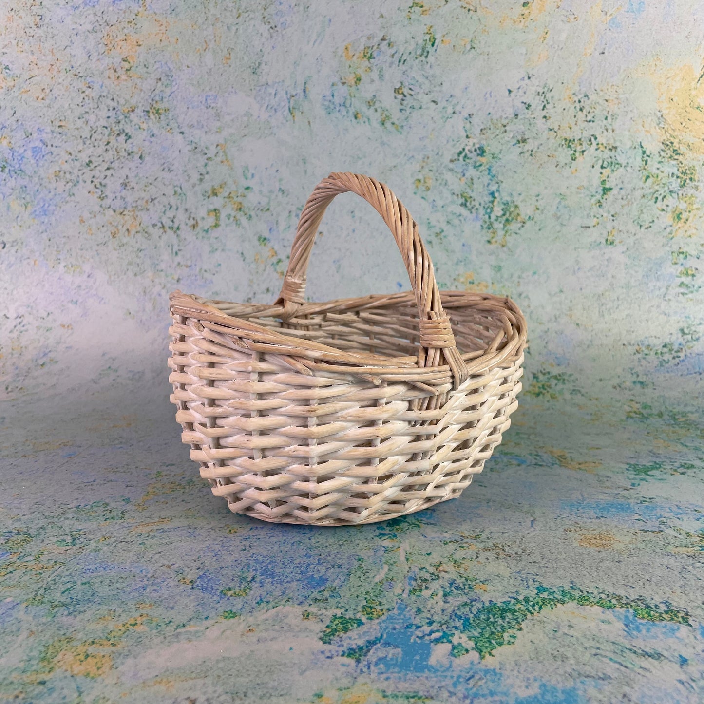 White Egg Collecting Basket