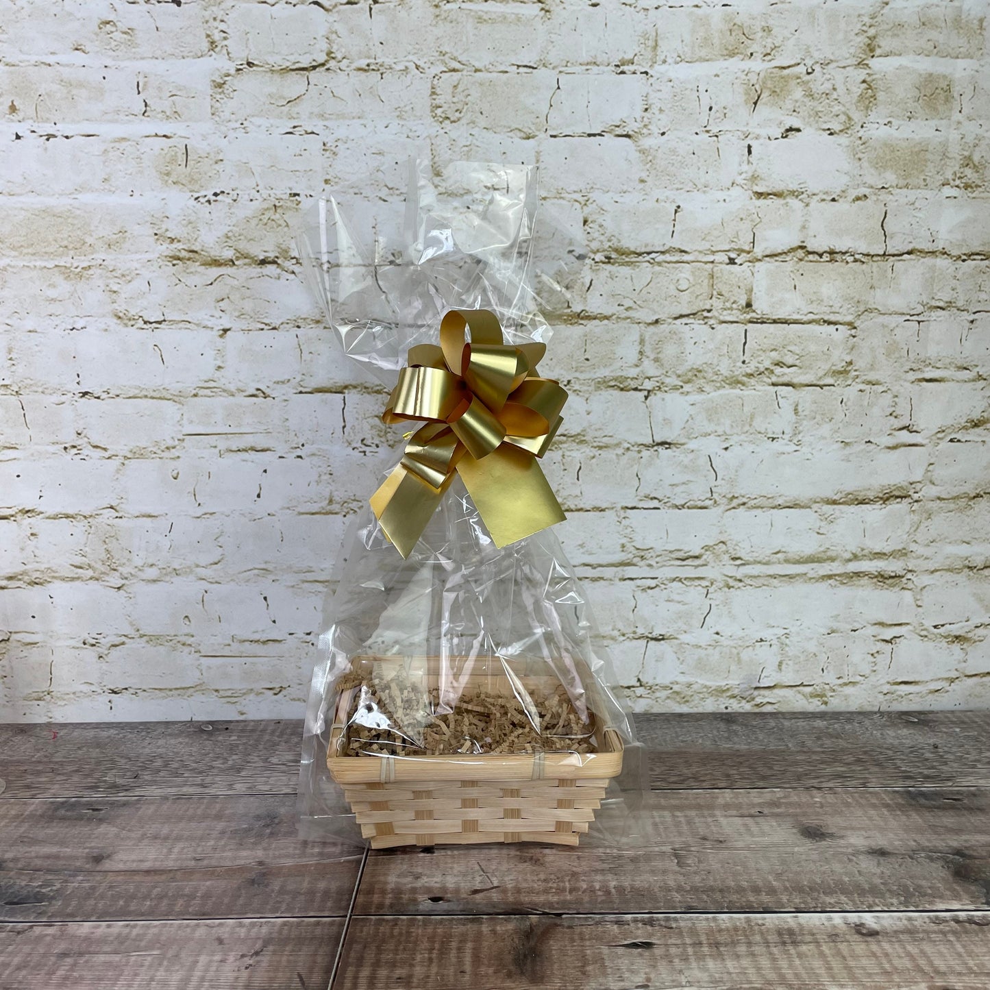 Square Bamboo Woven Gift Basket