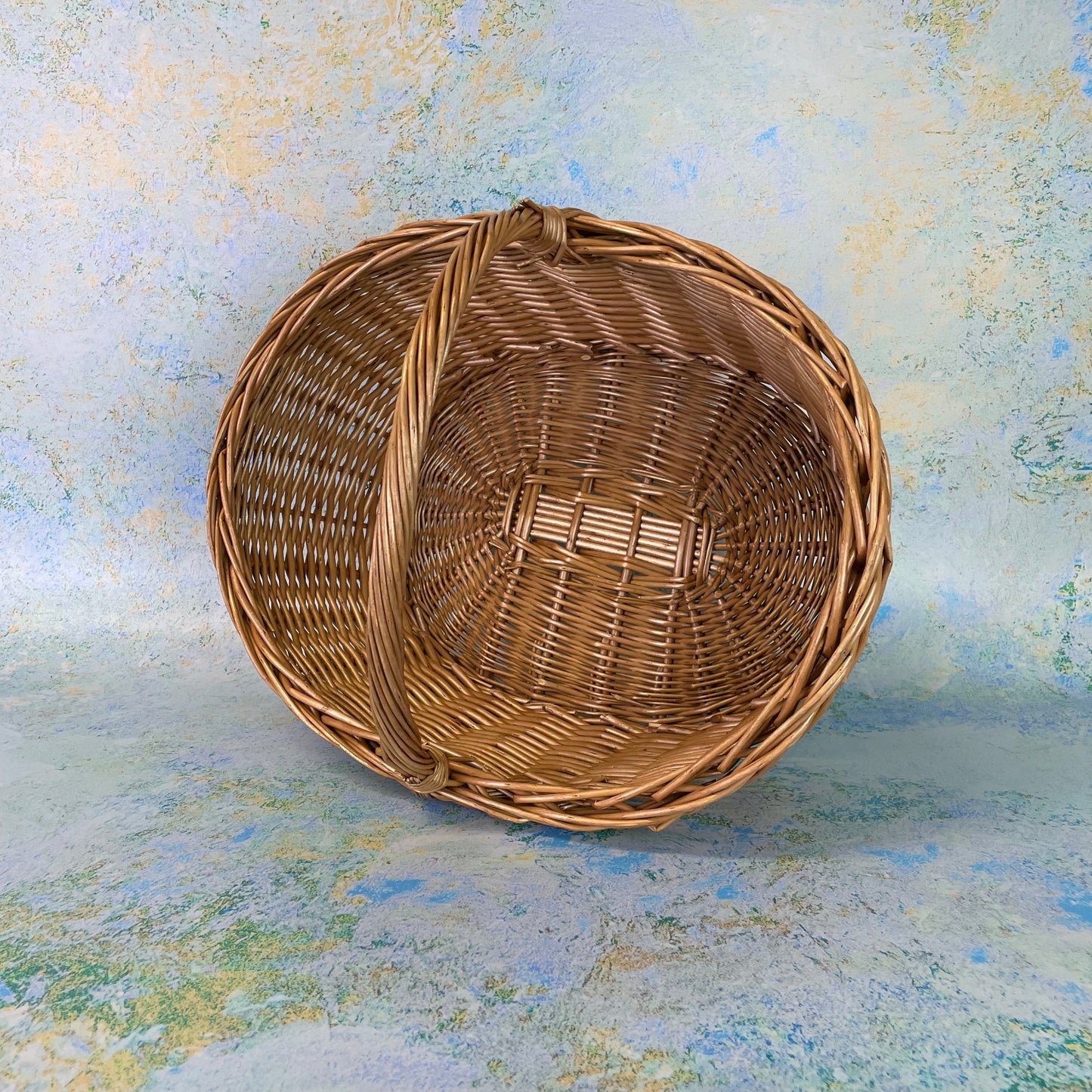 Traditional Woven Shopping Basket