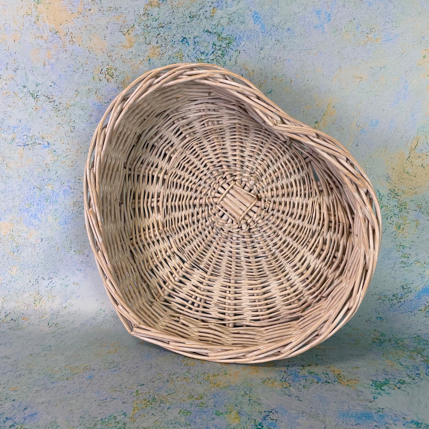 Wicker Heart Shaped Basket - Small