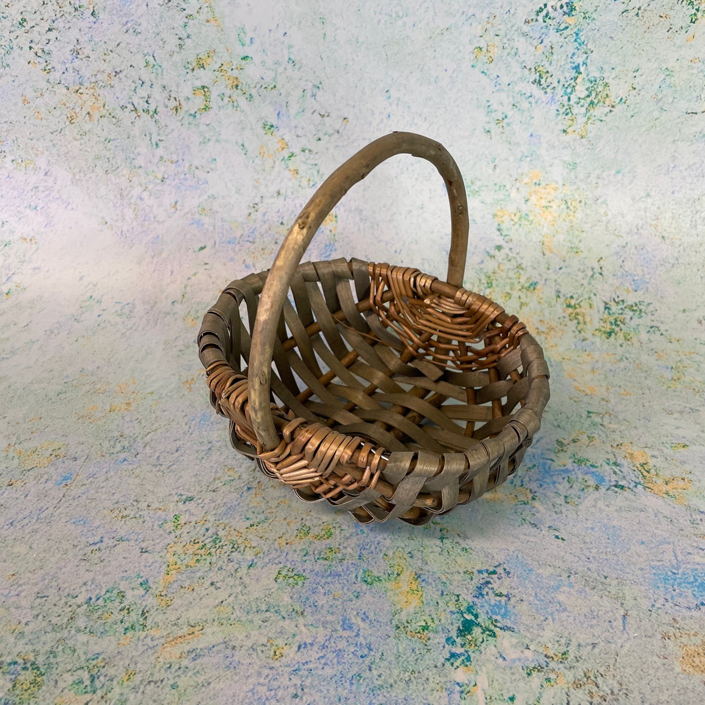 Small Rustic Flower Girl Basket