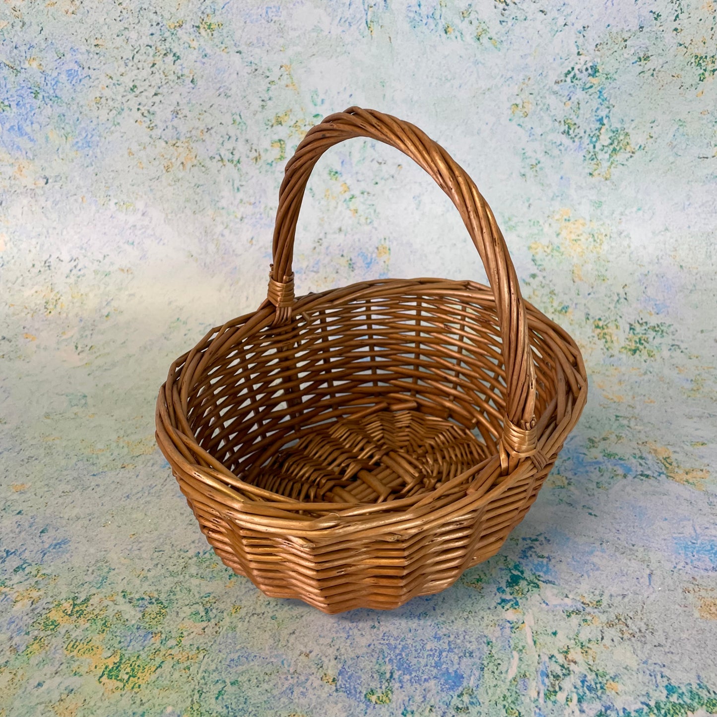 Wicker Egg Collecting Basket