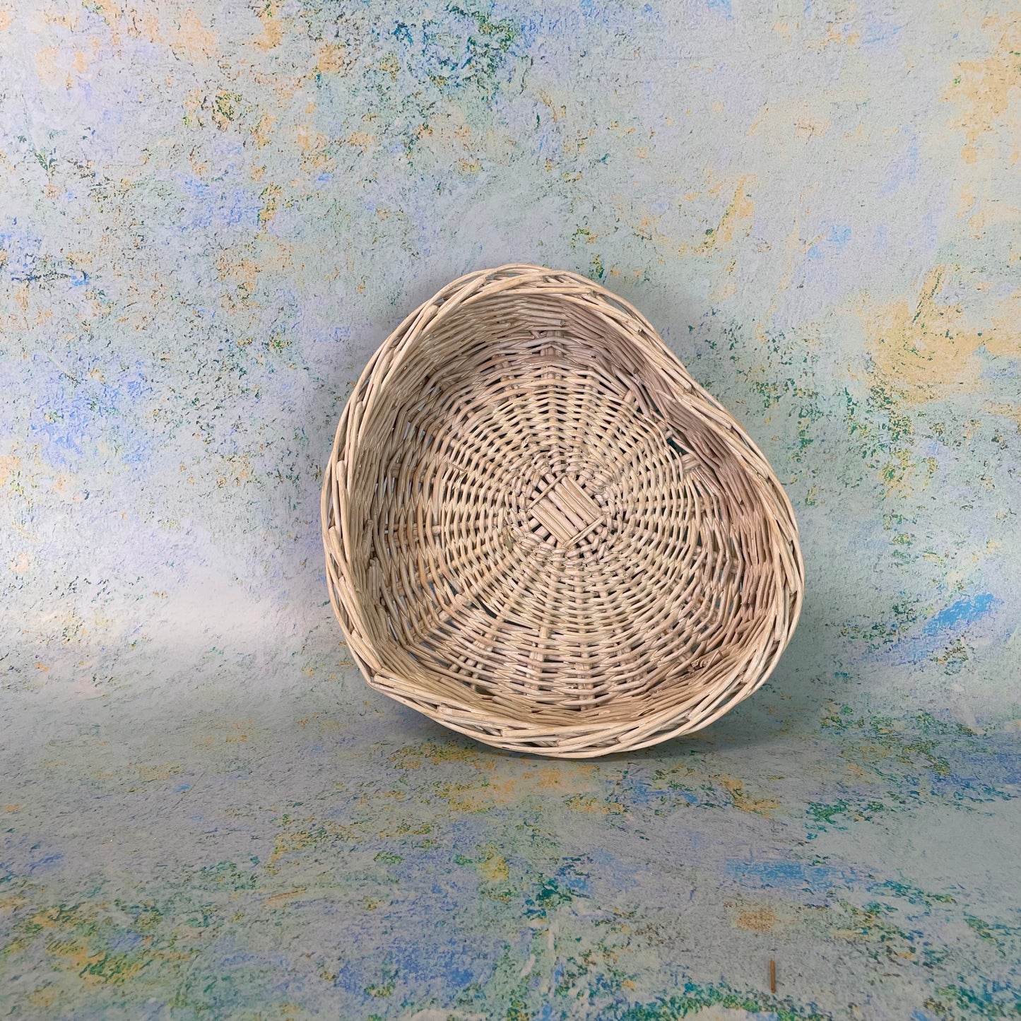 Heart Shaped Wicker Basket Set