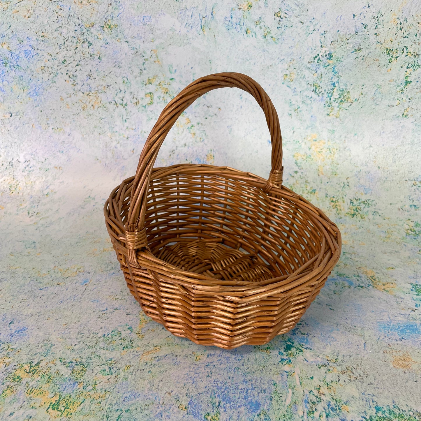 Wicker Egg Collecting Basket