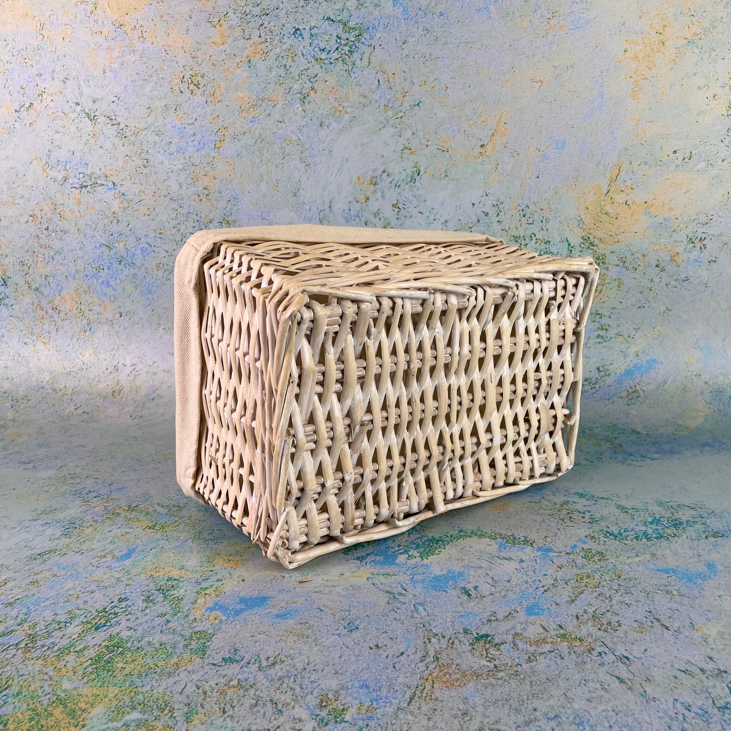 Wedding Storage Basket with Ivory Cotton Lining