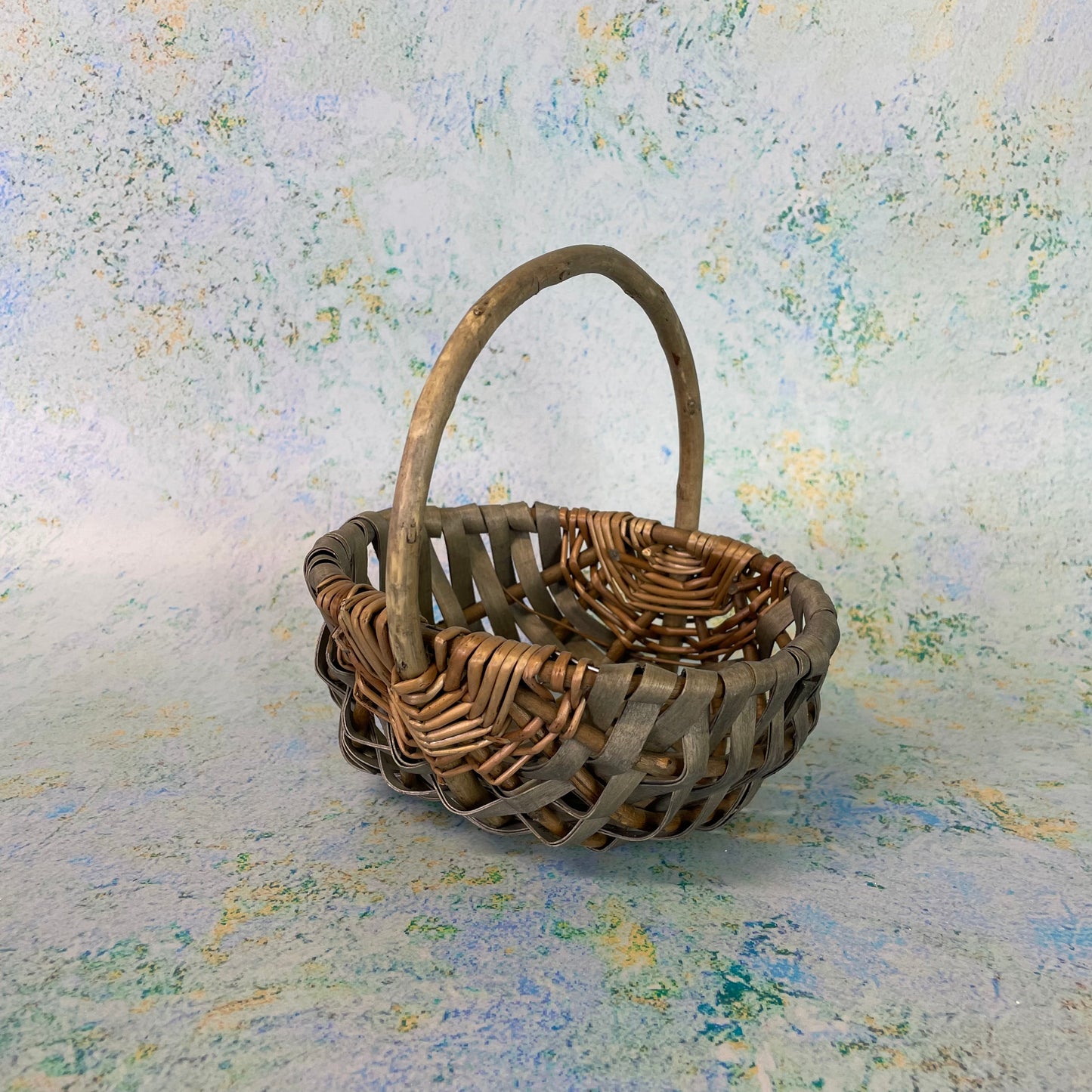 Small Rustic Flower Girl Basket