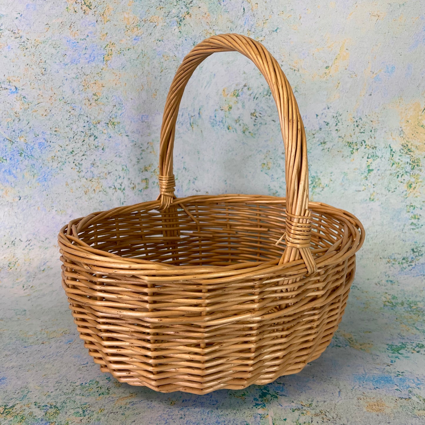 Willow Egg Collecting Basket