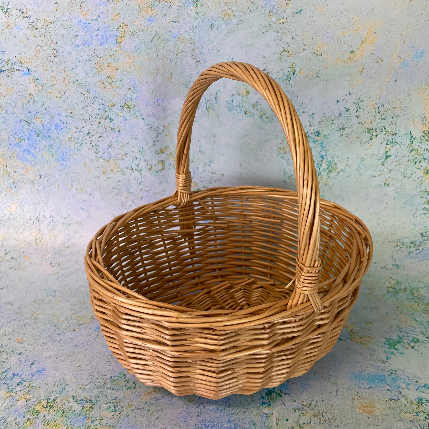 Willow Egg Collecting Basket