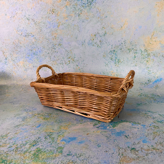 Traditional Rectangular Woven Basket