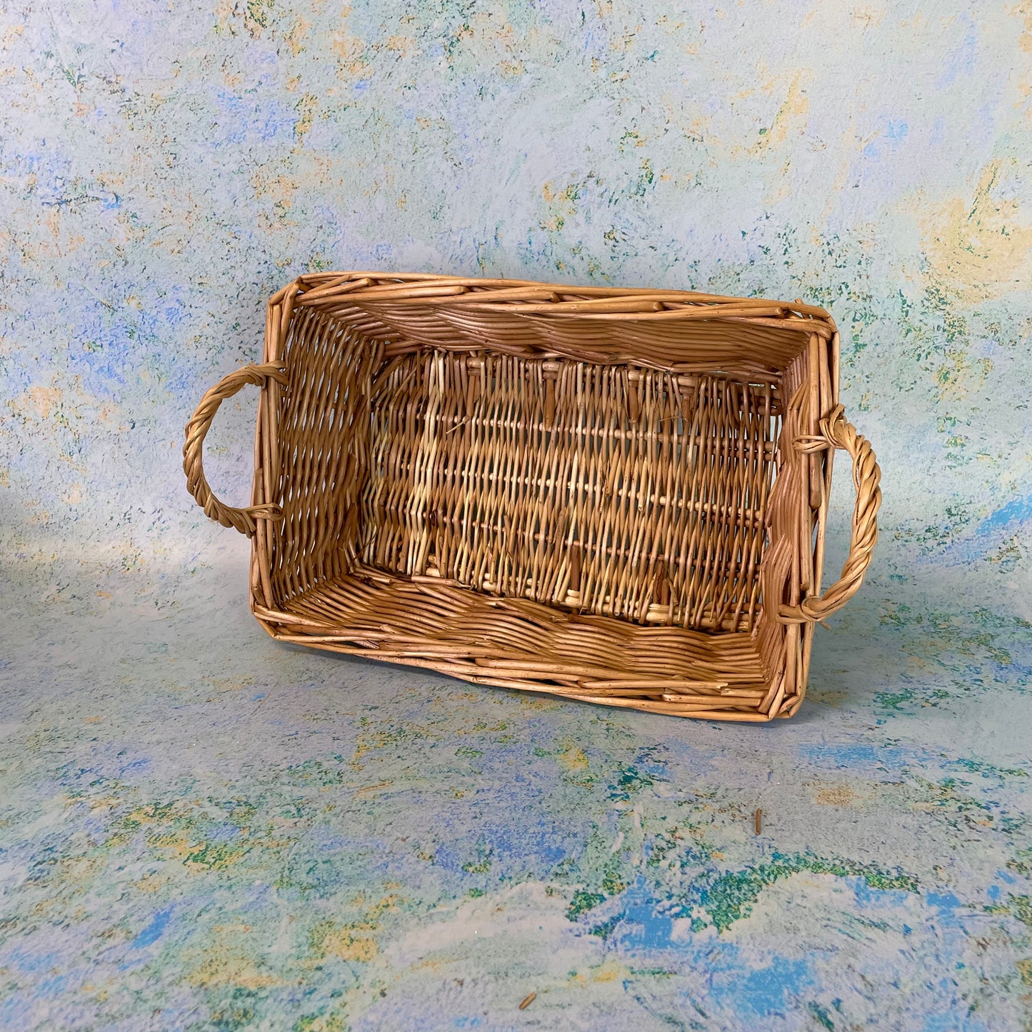 Rectangular Wicker Storage Basket