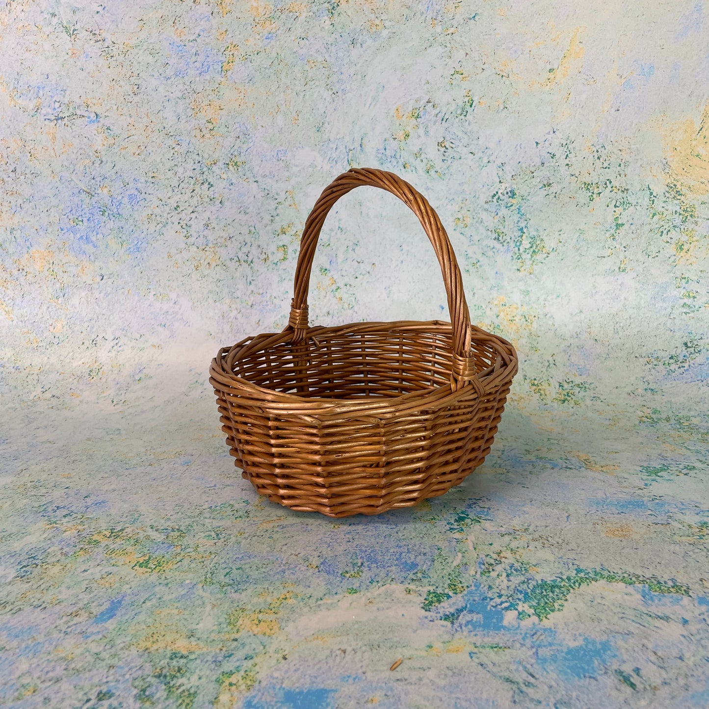 Wicker Egg Collecting Basket